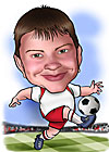 Caricaturas de Futbolistas