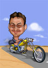 Caricaturas de Motorista