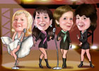 Caricaturas de Grupos musicales