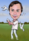 Caricaturas de Palomas de la paz