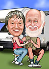Caricaturas de De camping
