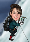 Caricaturas de Alpinista