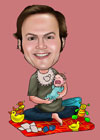 Caricaturas de Superpapá