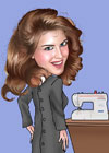 Caricaturas de Costurera