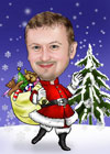 Caricaturas de Papá Noel