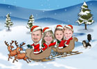 Caricaturas de Trineo Noel