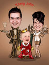 Caricaturas de Rey bebé