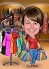 Caricaturas de De compras
