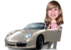 Caricaturas de Coche nuevo